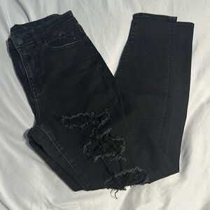 American Eagle Black Skinny Jeans size 6 regular
